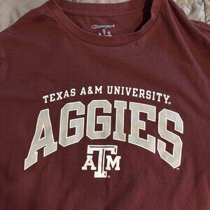 Texas A&M Aggies Champion Men’s XL T-Shirt – Maroon